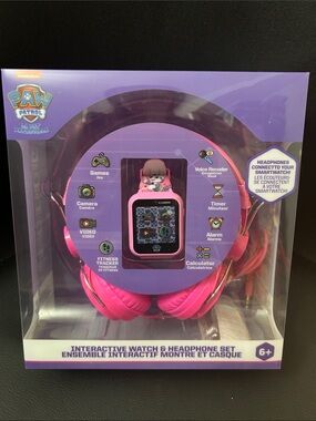 NWT 🆕 Paw Patrol Kids Interactive Interactive Watch and Headphones